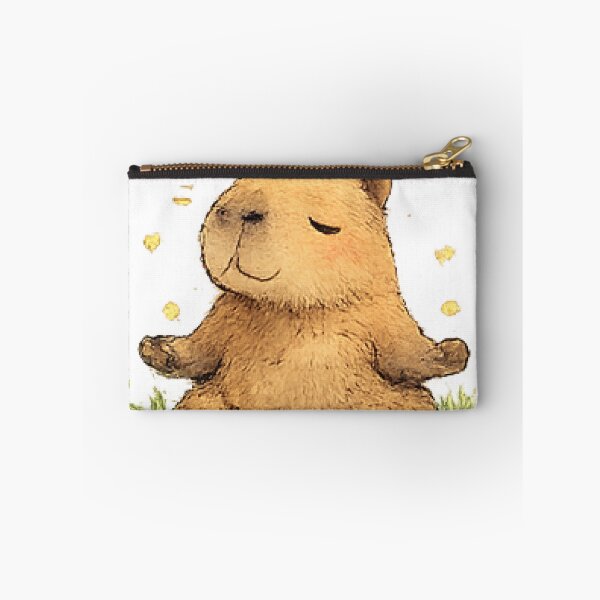 Item preview, Meditating Capybara in a Sunny Meadow designed and sold by Northline Creative.