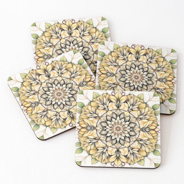 Item preview, Autumn Botanical Mandala designed and sold by samuel2025.
