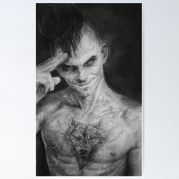 Item preview, Sevro - Leader of the Howlers - Dark Background designed and sold by redmurphy.art.