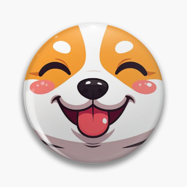 Item preview, Cute Happy Corgi Puppy Kawaii Sticker designed and sold by Monyegy.