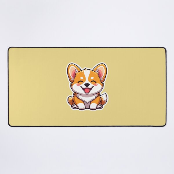 Item preview, Cute Happy Corgi Puppy Kawaii Sticker designed and sold by Monyegy.