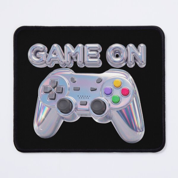 Item preview, Game On Holographic Chrome Controller Aesthetic designed and sold by Dzblack.