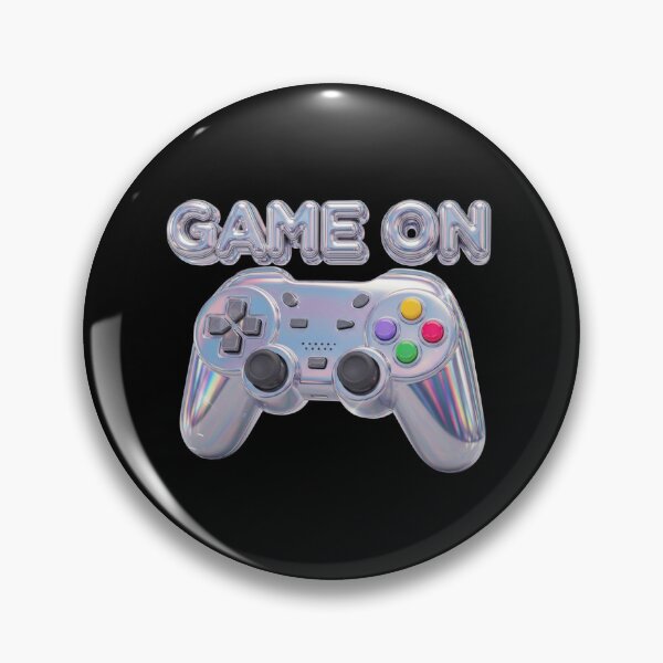 Item preview, Game On Holographic Chrome Controller Aesthetic designed and sold by Dzblack.