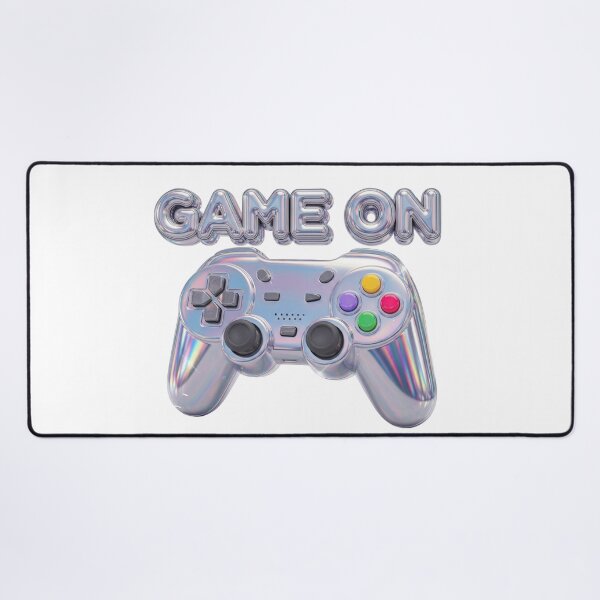Item preview, Game On Holographic Chrome Controller Aesthetic designed and sold by Dzblack.