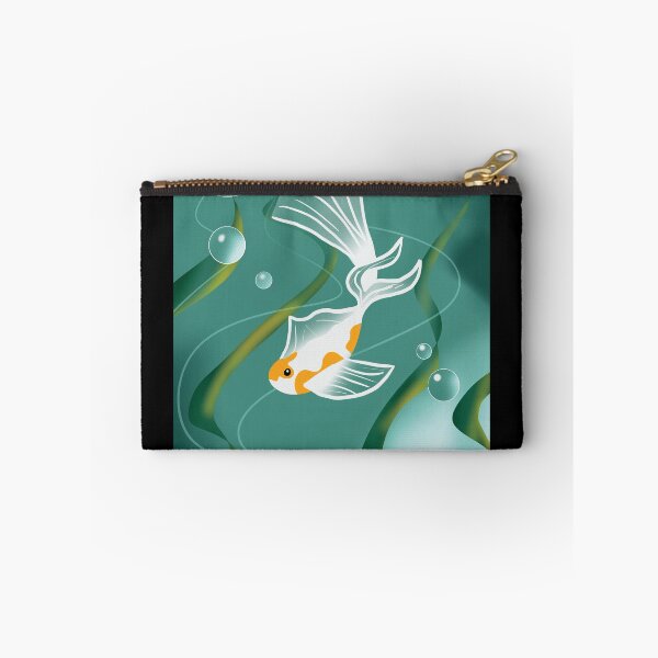 Item preview, White and orange fish  designed and sold by Line2lifeart.
