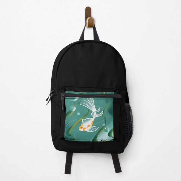 Item preview, White and orange fish designed and sold by Line2lifeart.