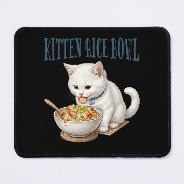 Item preview, Kitten Rice Bowl designed and sold by ReneMM.