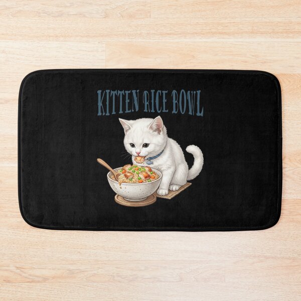 Item preview, Kitten Rice Bowl designed and sold by ReneMM.