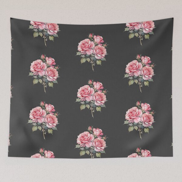 Item preview, Pink Rose Bouquet Watercolor Floral Illustration designed and sold by SweetLilith.