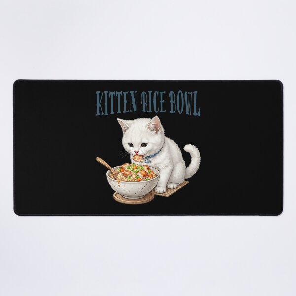 Item preview, Kitten Rice Bowl designed and sold by ReneMM.