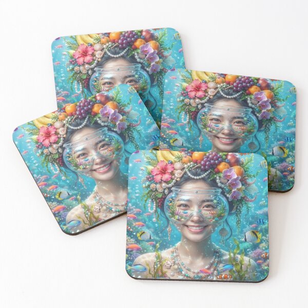 Item preview, Beautiful girl underwater designed and sold by PP&RAINBOW SHOP.