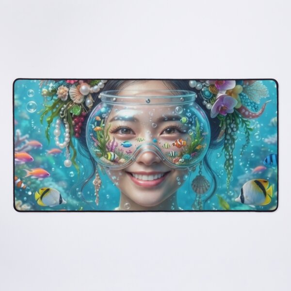 Item preview, Beautiful girl underwater designed and sold by PP&RAINBOW SHOP.