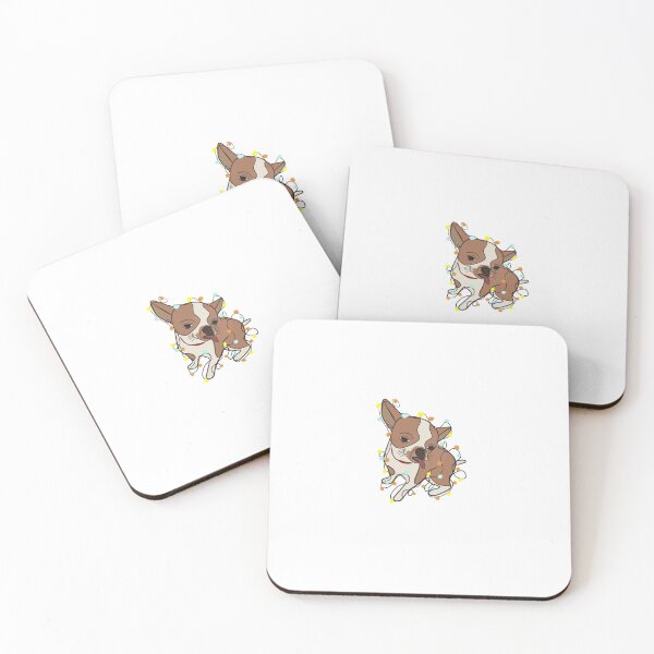 Item preview, Chihuahua Tangled in Christmas Lights designed and sold by SbRandomLab.