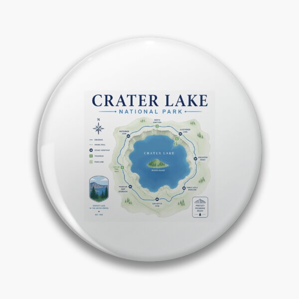 Item preview, Crater Lake National Park Oregon Travel Hiking Visitor designed and sold by Simsimah26Parks.