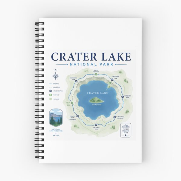 Item preview, Crater Lake National Park Oregon Travel Hiking Visitor designed and sold by Simsimah26Parks.