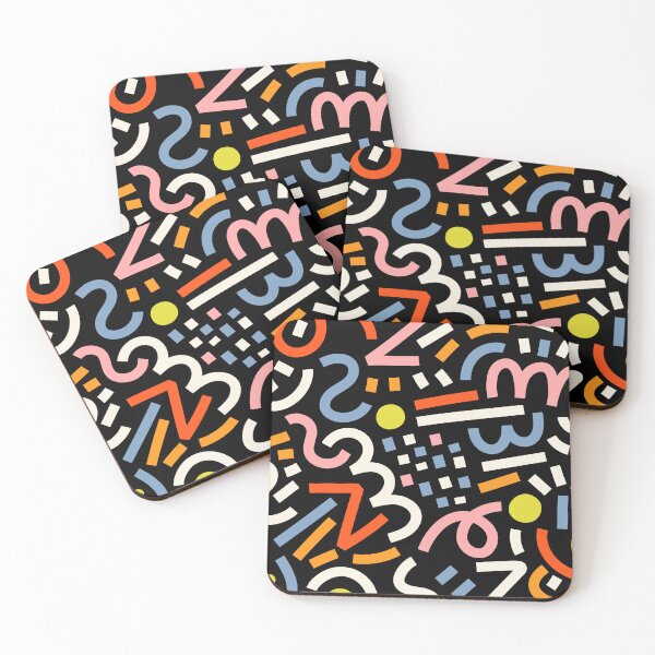 Item preview, Retro Memphis Pattern | Colorful Abstract Geometric Seamless Design designed and sold by Purple Moon .