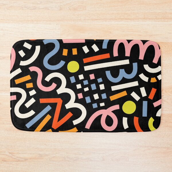 Item preview, Retro Memphis Pattern | Colorful Abstract Geometric Seamless Design designed and sold by Purple Moon .