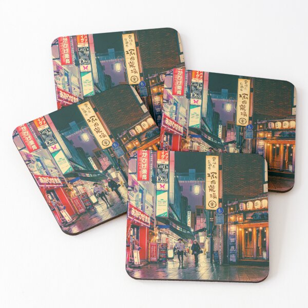 Item preview, Street - Japan Night Photo designed and sold by Anthonypresley.