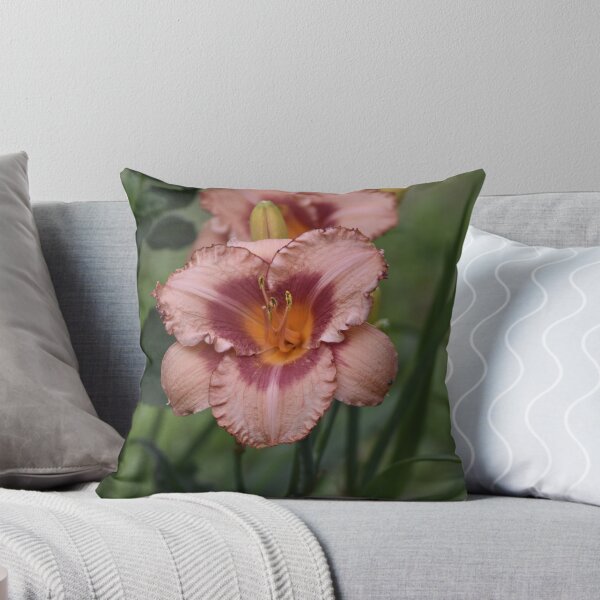 Item preview, Pink Daylily Flowers Vertical Botanical Photo designed and sold by TathataPhotos.