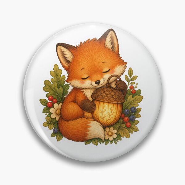 Item preview, Fox Cub With Acorn Lantern designed and sold by The-Art-of-D.