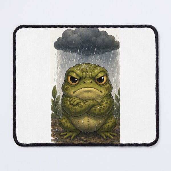 Item preview, Angry Rain Frog Under Storm Cloud designed and sold by AtlasPixel.