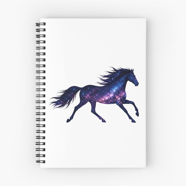 Item preview, Galaxy Galloping Horse – Starry Sky Horse Design designed and sold by OTSC.