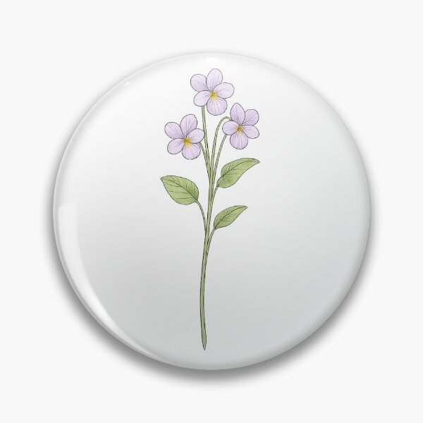 Item preview, Delicate violet flower designed and sold by Side Quest Co..
