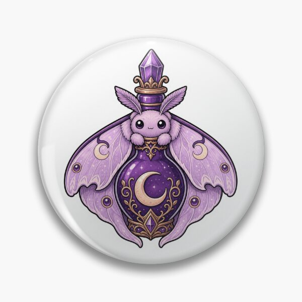 Item preview, Moon Moth Potion Bottle designed and sold by The-Art-of-D.