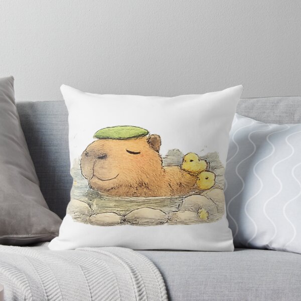 Item preview, Relaxing Bath Time for a Capybara designed and sold by Northline Creative.