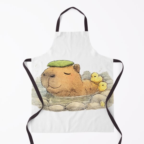 Item preview, Relaxing Bath Time for a Capybara designed and sold by Northline Creative.