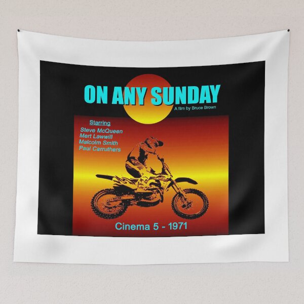 Item preview, On Any Sunday retro movie poster designed and sold by Dlt1981.