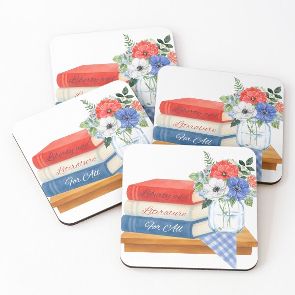 Item preview, Liberty & Literature designed and sold by TotAlyBooked.