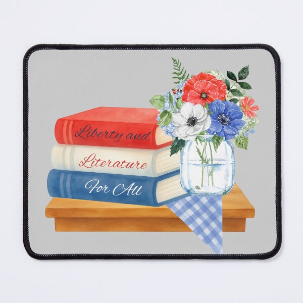 Item preview, Liberty & Literature designed and sold by TotAlyBooked.