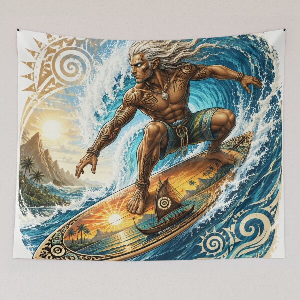 Item preview, Tribal Wave Master and Power Surfer designed and sold by JMAVILA ART.