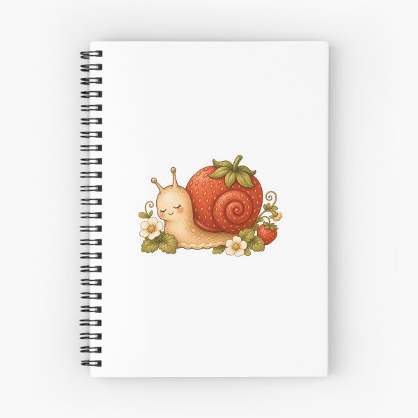 Item preview, Sleepy Snail With Strawberry Shell designed and sold by The-Art-of-D.