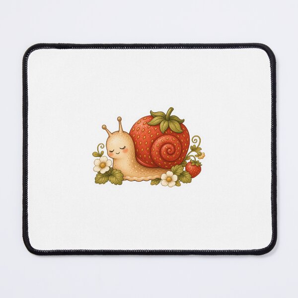 Item preview, Sleepy Snail With Strawberry Shell designed and sold by The-Art-of-D.