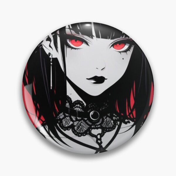 Item preview, Black Lace Gothic Anime Portrait designed and sold by AnimDream .