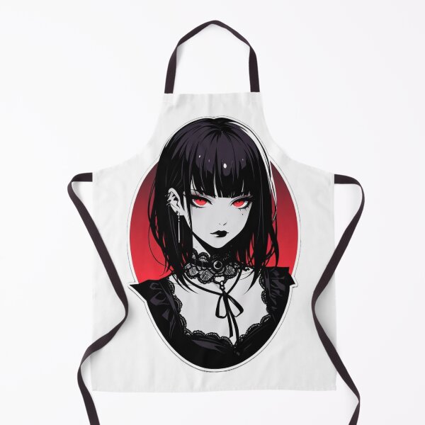 Item preview, Black Lace Gothic Anime Portrait designed and sold by AnimDream .