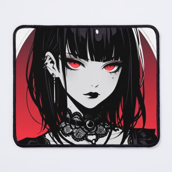Item preview, Black Lace Gothic Anime Portrait designed and sold by AnimDream .