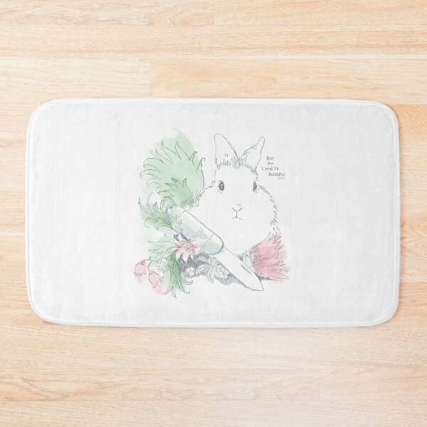 Item preview, Bunny But the Lord is faithful water colour designed and sold by Hephzibahlove.
