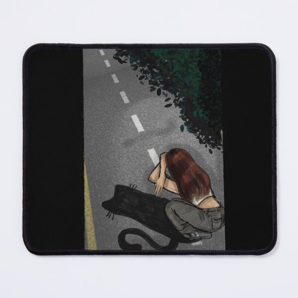 Item preview, Girl with cat shadow designed and sold by Line2lifeart.