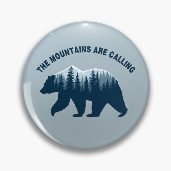 Item preview, BEAR, THE MOUNTAINS ARE CALLING designed and sold by BKDIGITALSHOP.