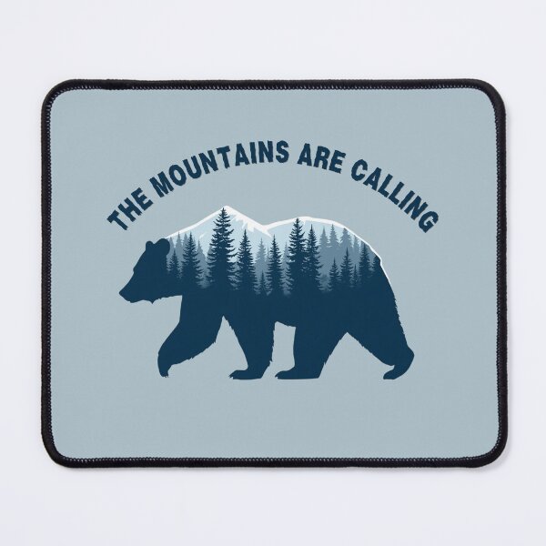 Item preview, BEAR, THE MOUNTAINS ARE CALLING designed and sold by BKDIGITALSHOP.