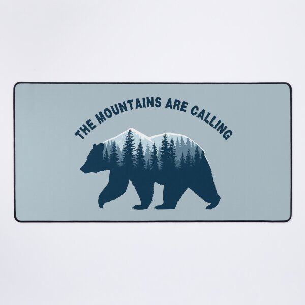 Item preview, BEAR, THE MOUNTAINS ARE CALLING designed and sold by BKDIGITALSHOP.