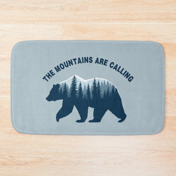 Item preview, BEAR, THE MOUNTAINS ARE CALLING designed and sold by BKDIGITALSHOP.