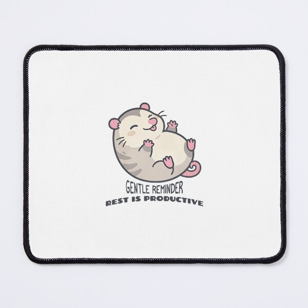 Item preview, Gentle Reminder Rest Is Productive Cute Sleepy Animal Design designed and sold by lenalenspod.