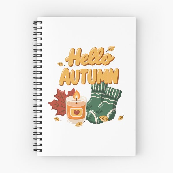 Item preview, Hello Autumn Cozy Socks And Candle designed and sold by EvLip-Artist.