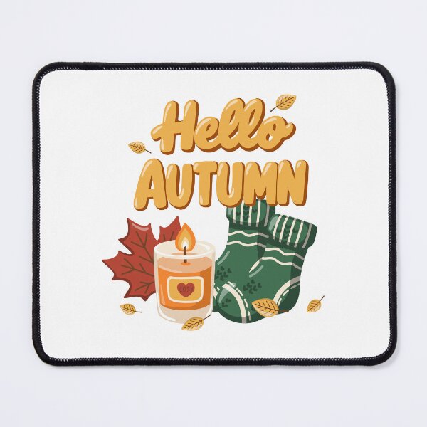 Item preview, Hello Autumn Cozy Socks And Candle designed and sold by EvLip-Artist.