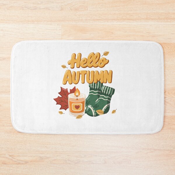 Item preview, Hello Autumn Cozy Socks And Candle designed and sold by EvLip-Artist.