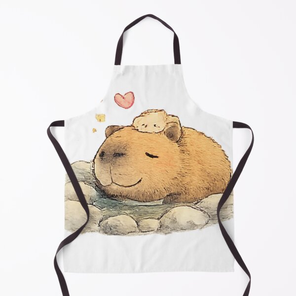 Item preview, Cozy Capybara with a Tiny Friend designed and sold by Northline Creative.